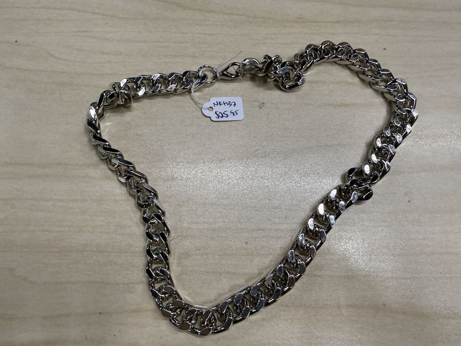 Thick Flat (Cuban) Chain Necklace