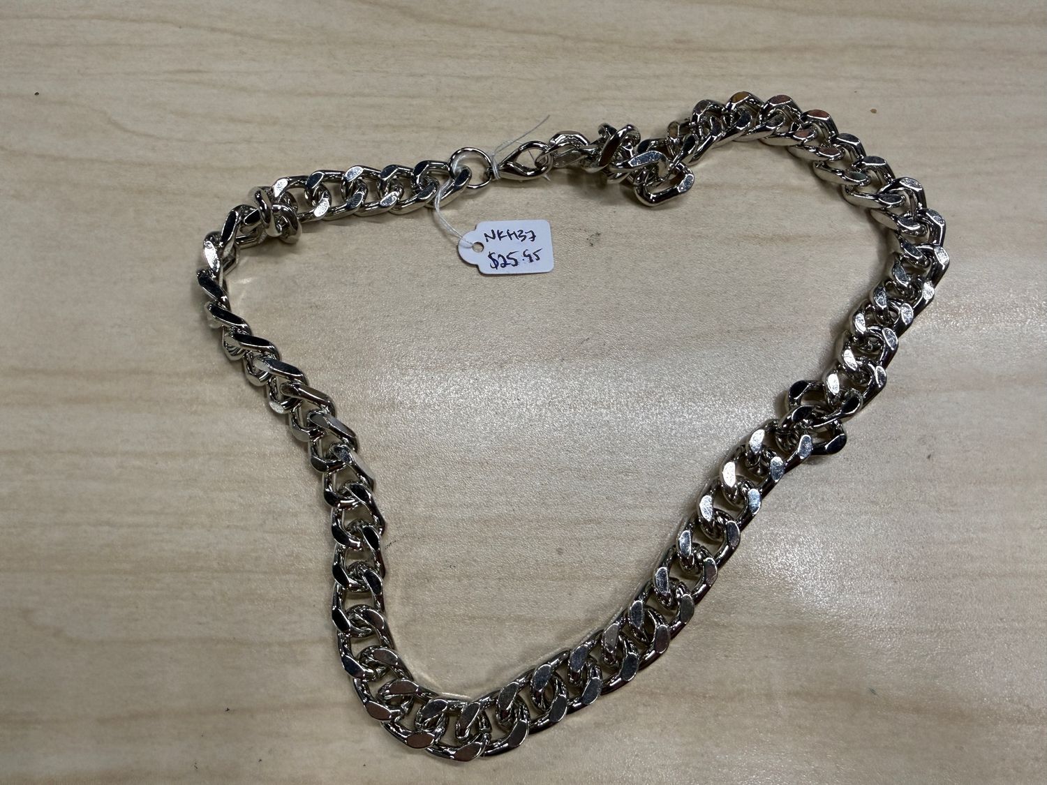 Thick Flat (Cuban) Chain Necklace