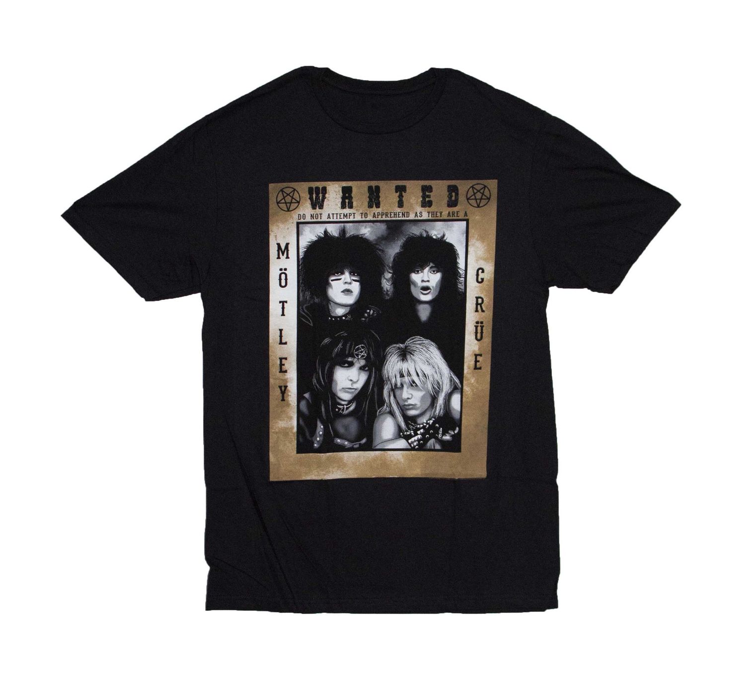 Motley Crue - Wanted Buffalo - BLK