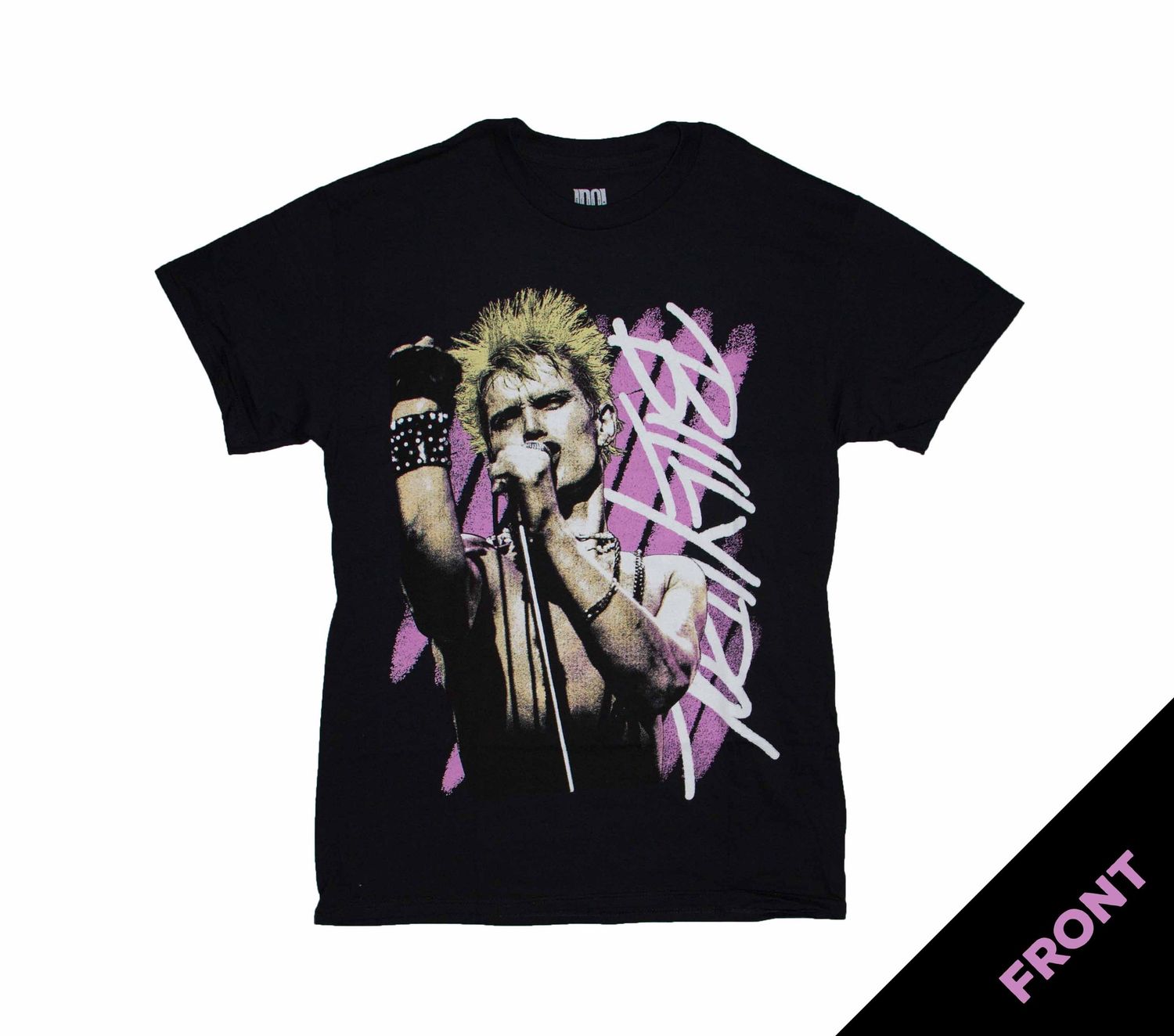 Billy Idol - More More More (Pink Background) - BLK