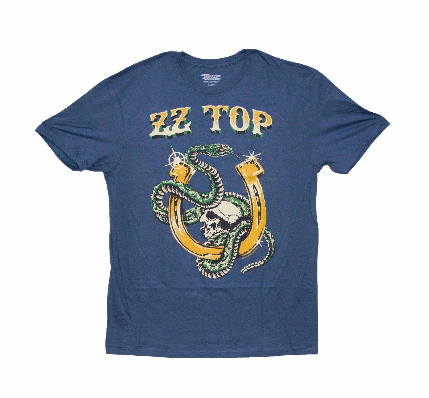 ZZ Top - Snake Skull - GREY-BLUE