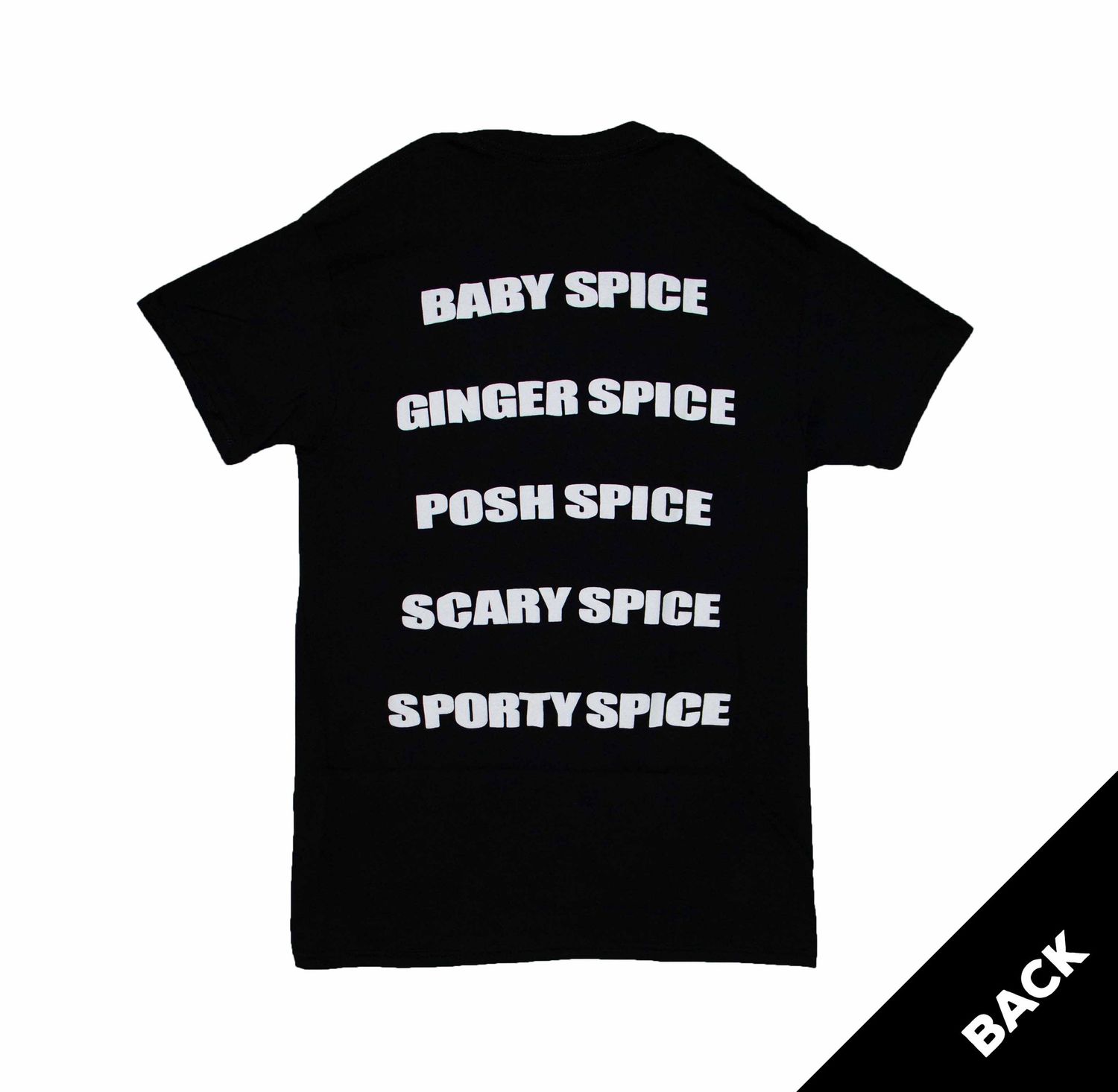 Spice Girls - Worn Glitter Group Photo - BLK