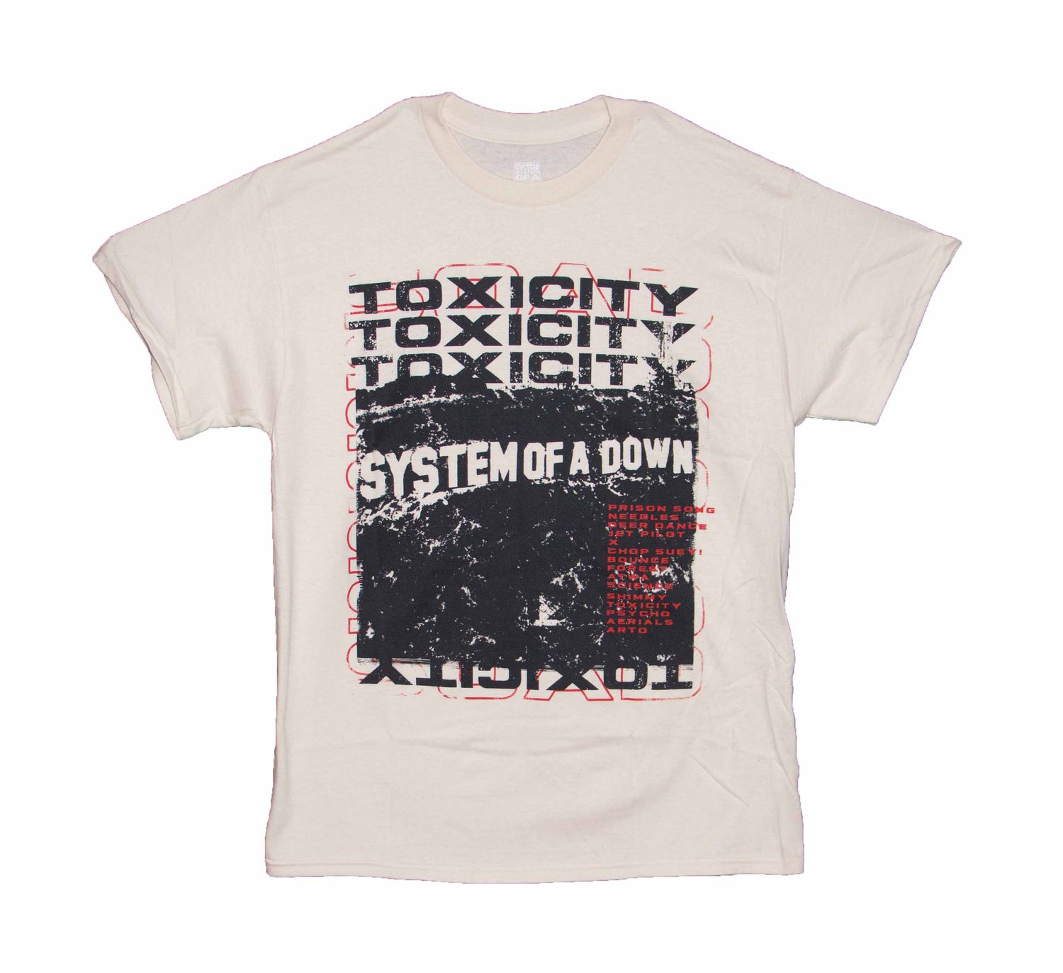 System of a Down - Toxicity Stack Scribble - CREAM/NATURAL