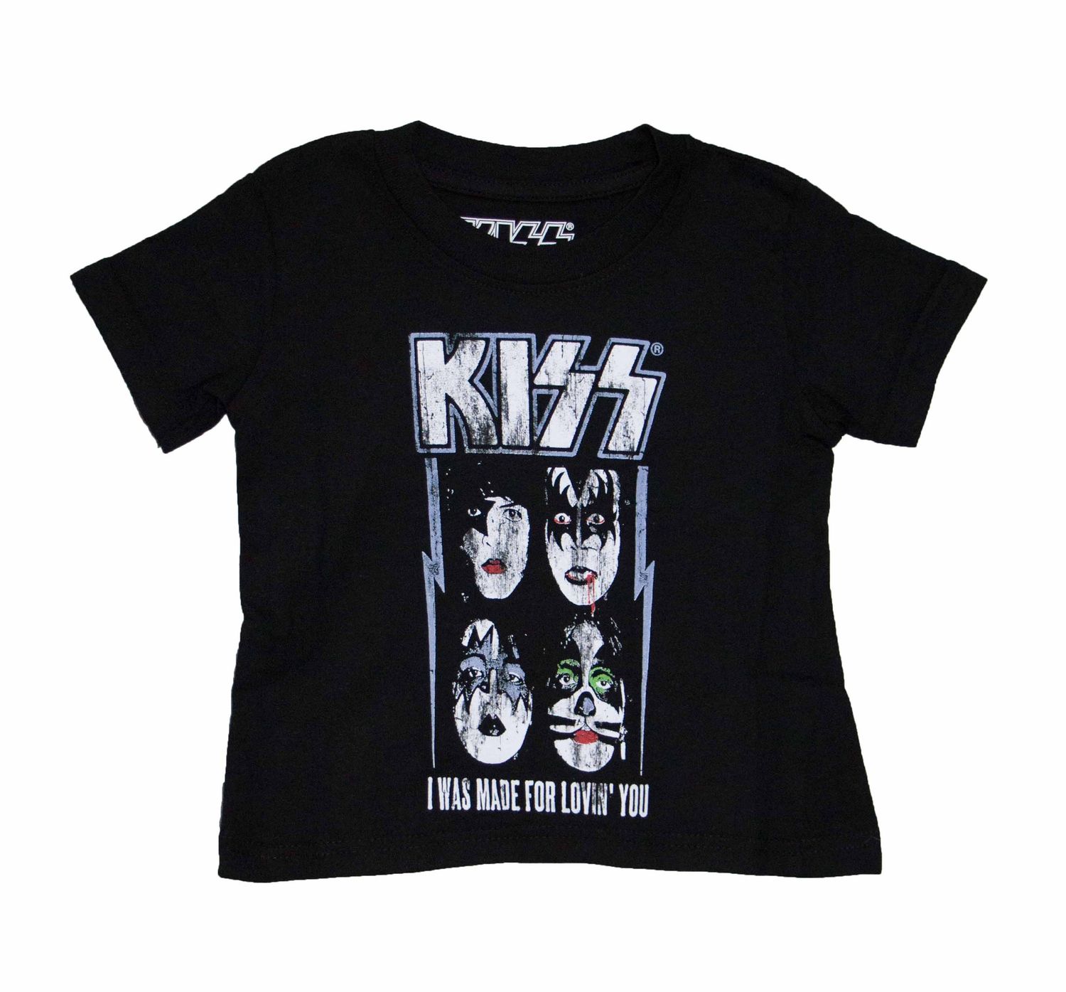 Kiss - Made For Lovin' You  Toddler Tee - BLK