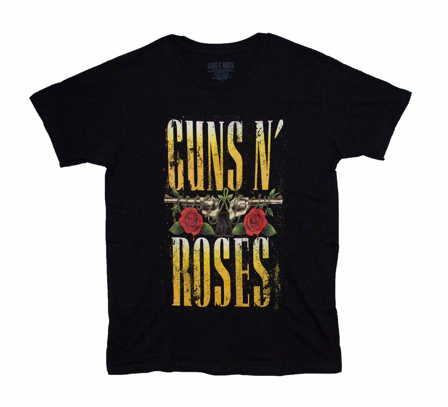 Guns N Roses - Big Guns N Text - BLK