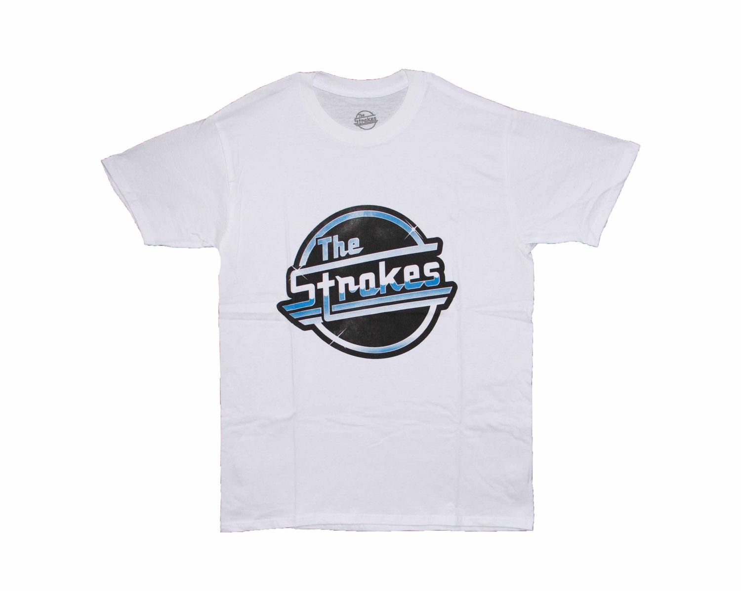 The Strokes - Distressed Magna Logo - WHITE