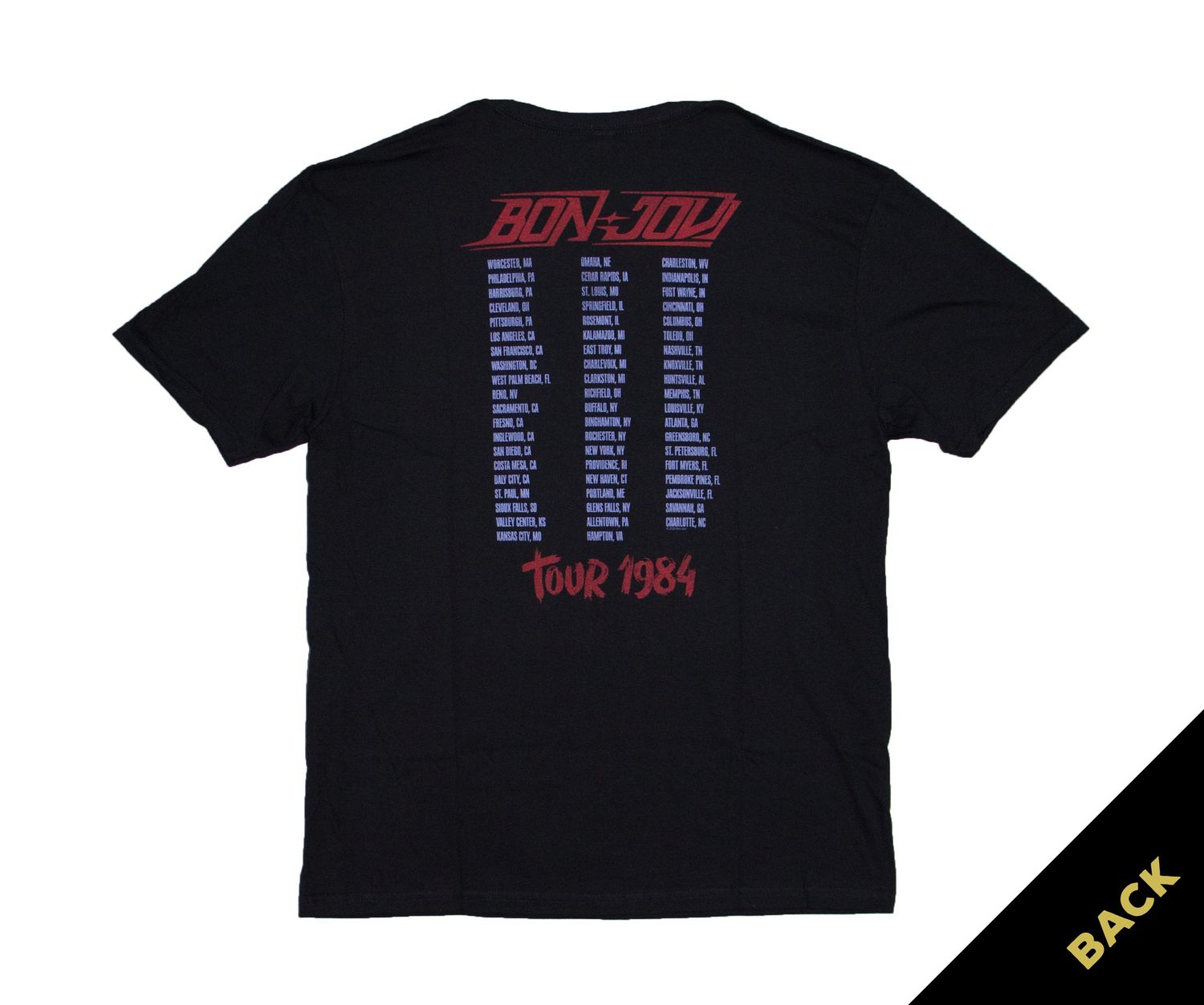 Bon Jovi - '84 Tour - BLK
