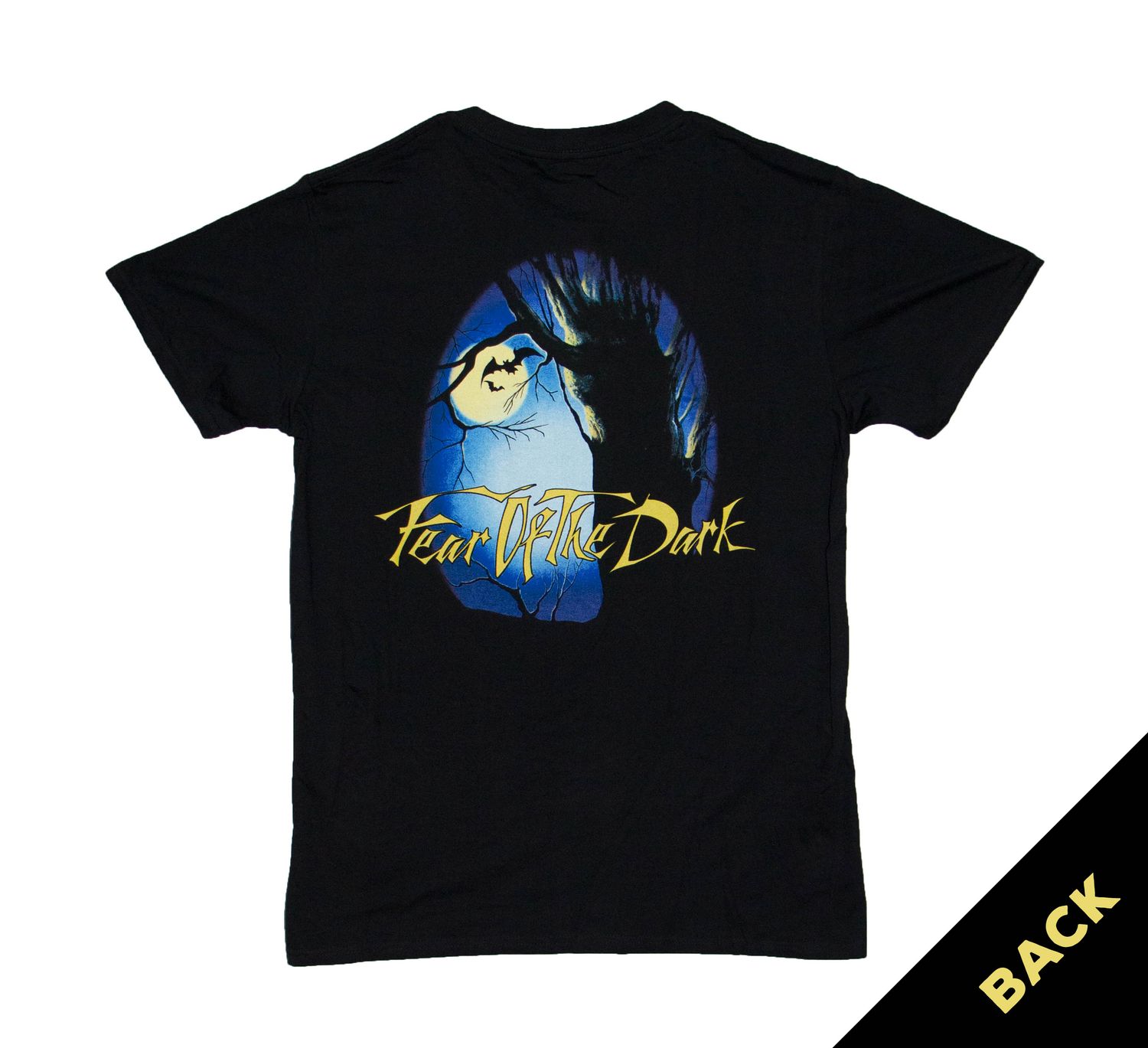 Iron Maiden Oval Eddie Fear of  the Dark Moon - BLK