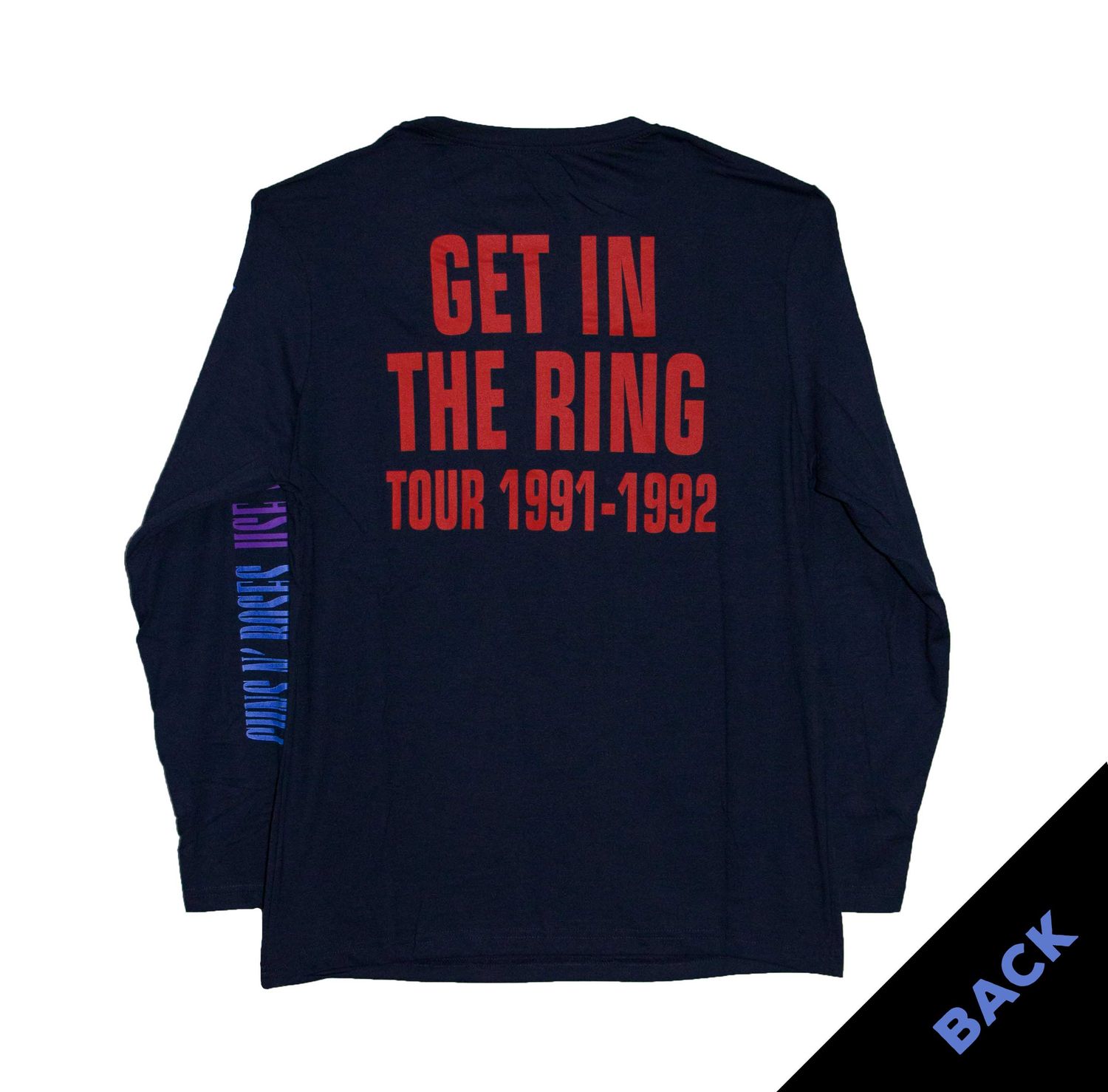 Guns N Roses Use Your Illusion II Get In  The Ring Longsleeve - NAVY