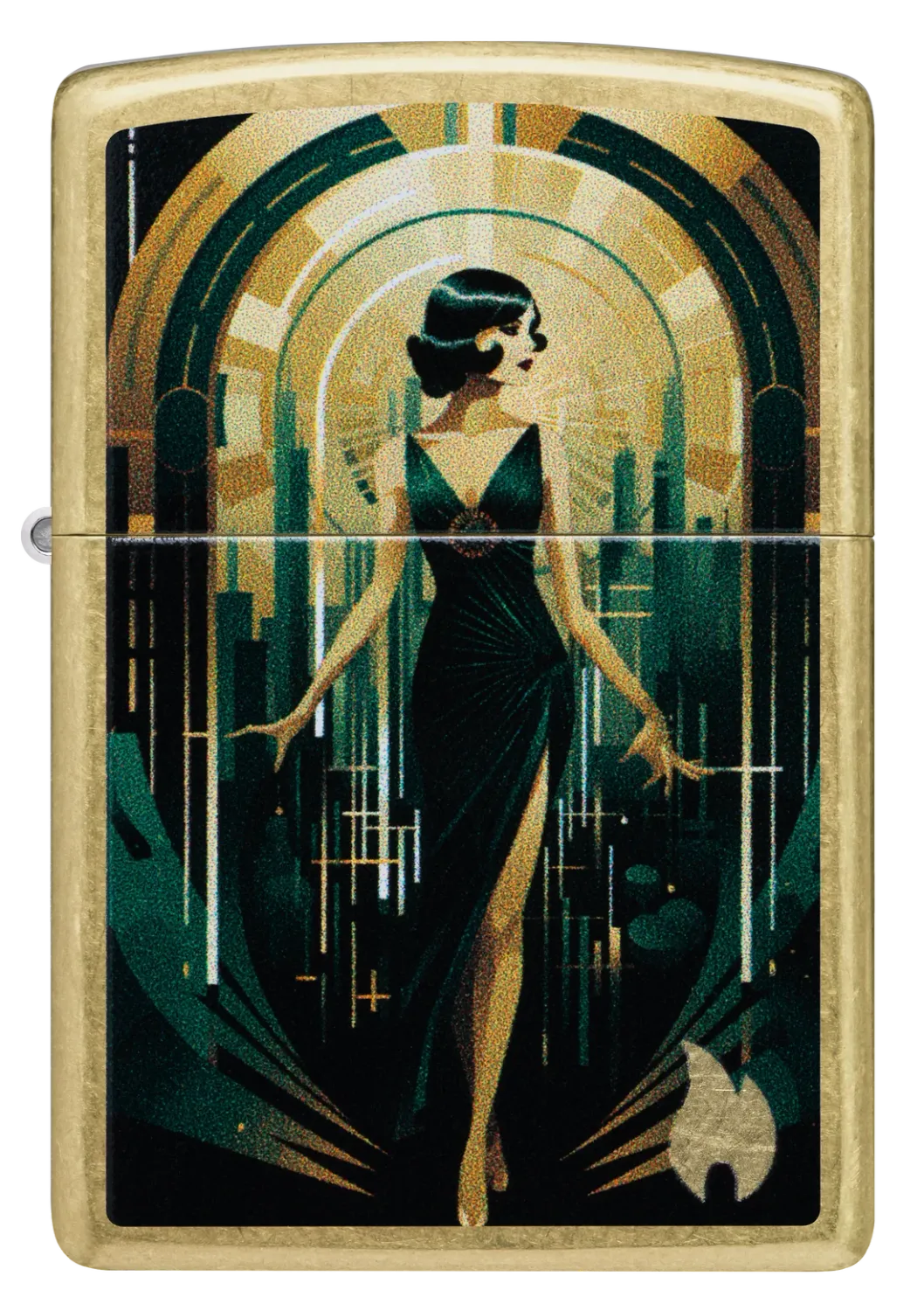 47435 Art Deco Beauty Design Zippo Lighter
