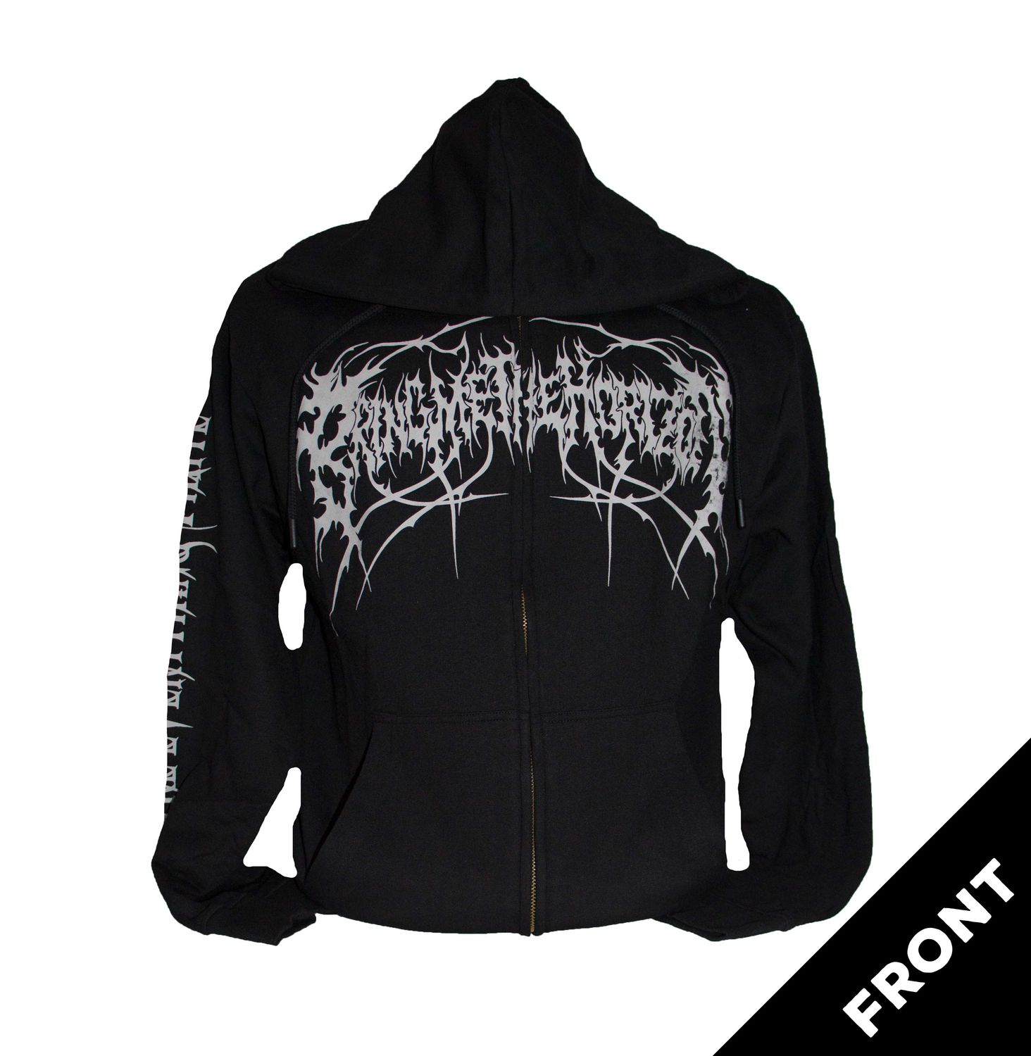 Bring Me The Horizon - Metal Logo Genxsis Zip-Up Hoodie - BLK