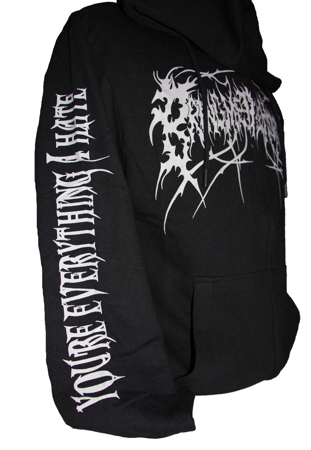 Bring Me The Horizon - Metal Logo Genxsis Zip-Up Hoodie - BLK
