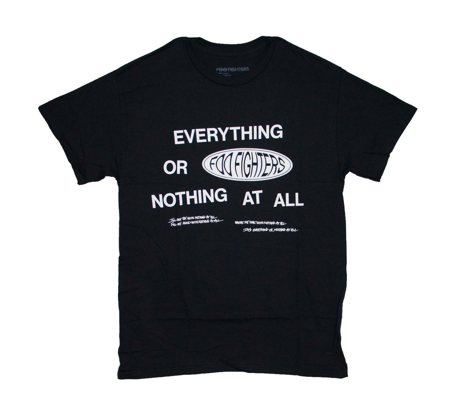 Foo Fighters - Everything Or Nothing At All - BLK