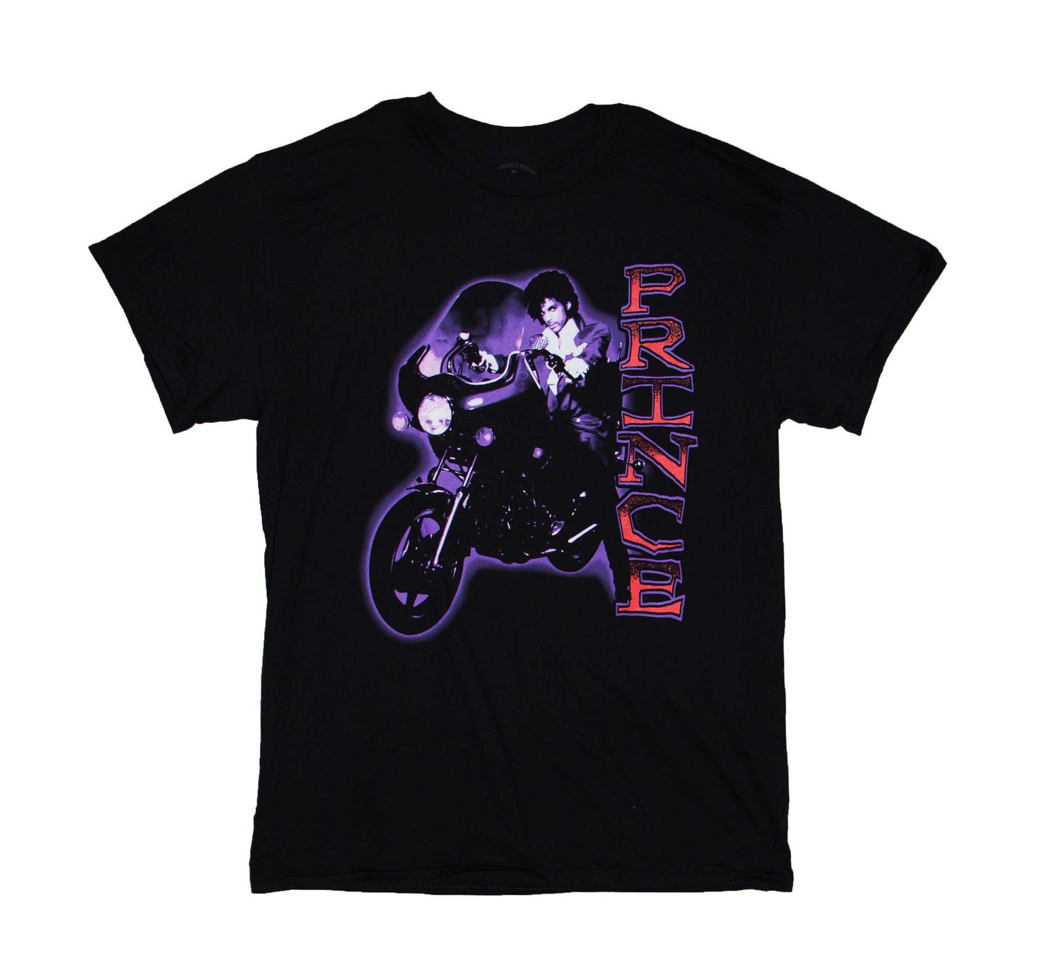 Prince - Purple Rain Ver. 6 (Red Vertical Text) - BLK