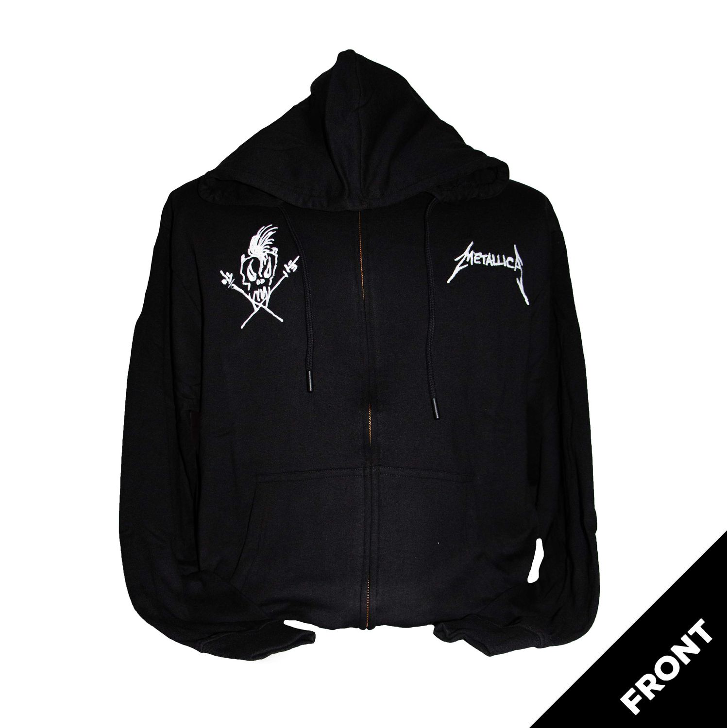 Metallica Scary Guy Zip-Up Hoodie - BLK