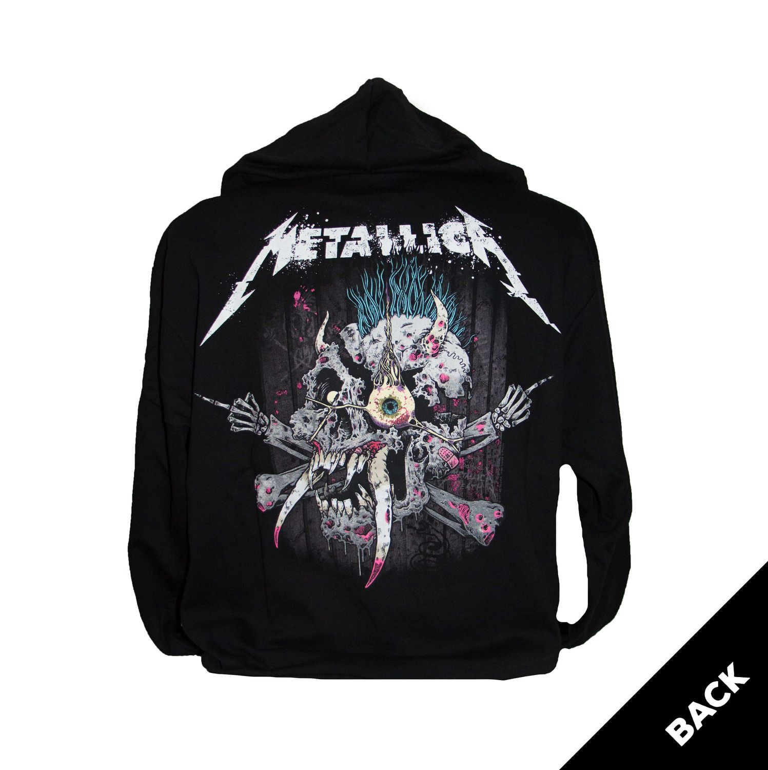 Metallica Scary Guy Zip-Up Hoodie - BLK