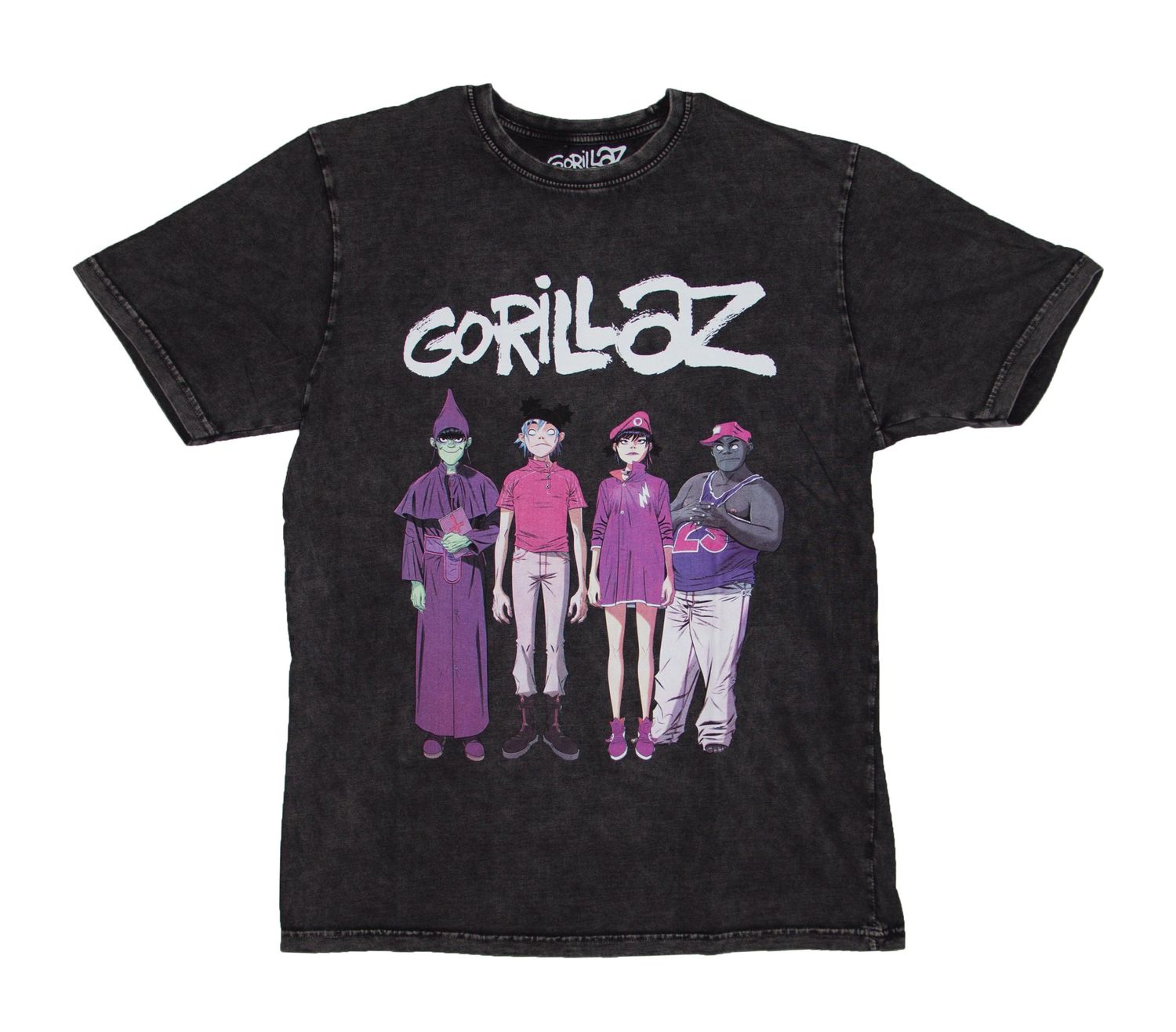 Gorillaz - Cracker Island Standing Stone - STONEWASH GREY