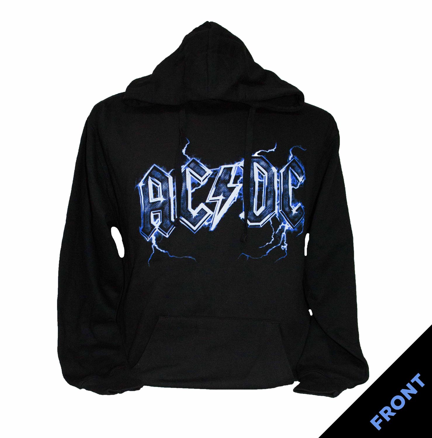 AC/DC Let There Be Rock World Tour Pullover Hoodie - BLK