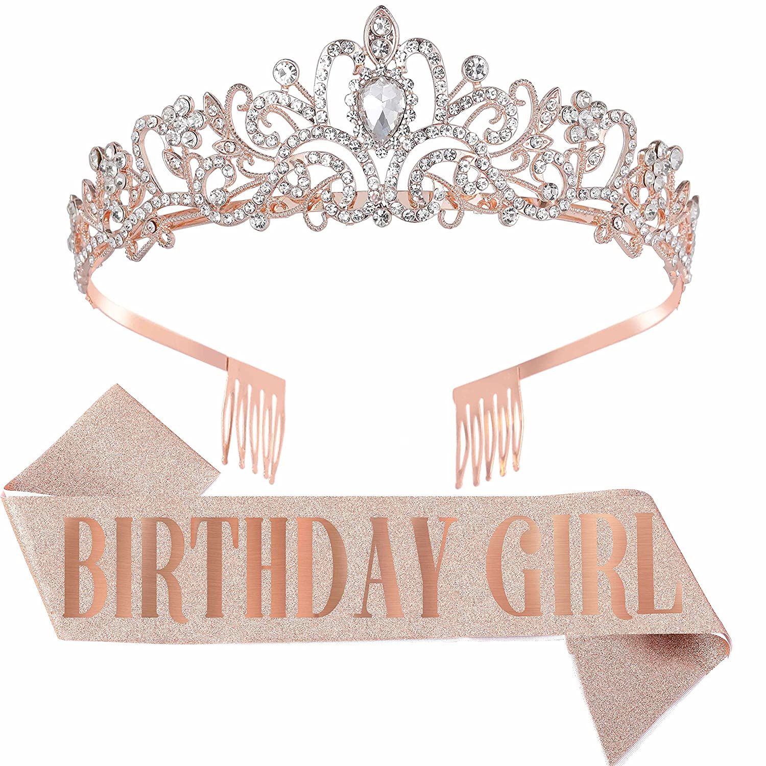 BIRTHDAY SASH WITH TIARA SET BIRTHDAY SASH WITH TIARA SET