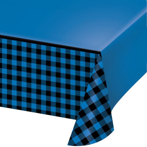 TC PR AOP 6/1CT 54X102 BLUE BLACK BUF PLAID