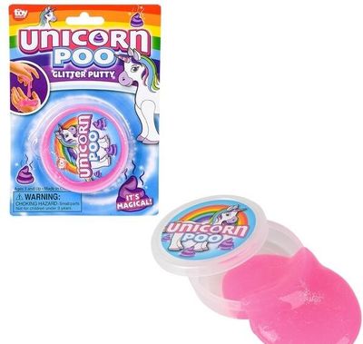 3"  UNICORN POO PUTTY