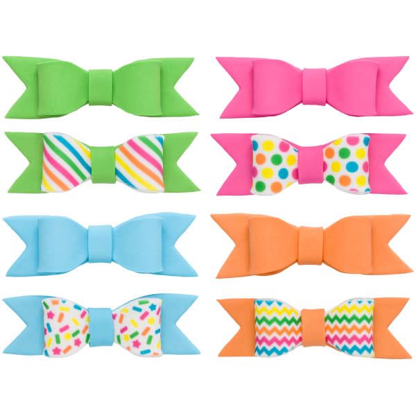 Bright Mini Assortment Gum Paste Bows
