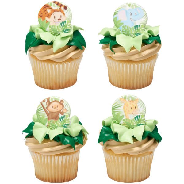 Baby Animals Cupcake Rings 4/pkt