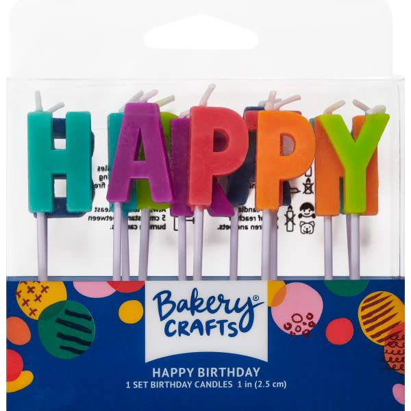 Neon Happy Birthday Letters Specialty Candles Neon Happy Birthday Letters Specialty Candles
