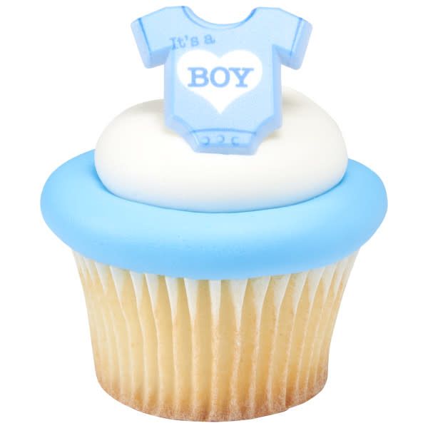 It's a Boy Cupcake Rings 4/pkt It's a Boy Cupcake Rings 4/pkt