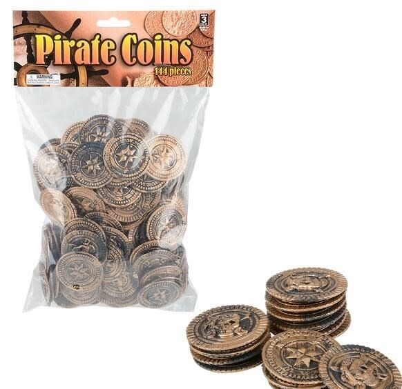1.5" PIRATE COINS 6/PKT 1.5" PIRATE COINS 6/PKT