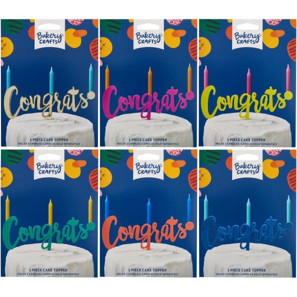 Congrats Assortment Candle Holder Congrats Assortment Candle Holder