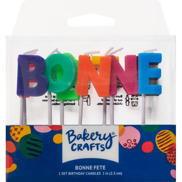 Bonne Fête Letters Specialty Candles Bonne Fête Letters Specialty Candles