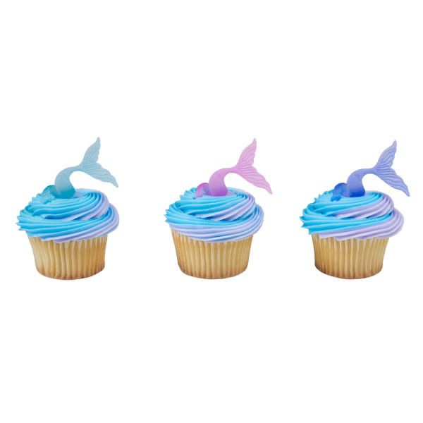 Mermaid Tail Wrap Cupcake Rings