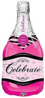Copy of CELEBRATE PINK BUBBLY WINE 39&quot; BALLOON