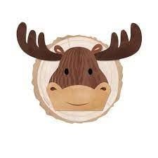WALL CUTOUT 1CT MOOSE BUFFALO PLAID