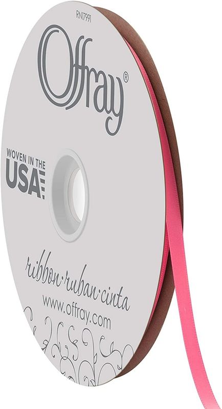 1/4 Inch A Satin Ribbon ASST CLR 1/4 Inch A Satin Ribbon ASST CLR