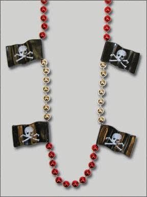 Halloween Beads Pirate Flags
