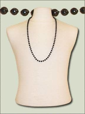 48&quot; 10mm Black Beads 3/PKT ­