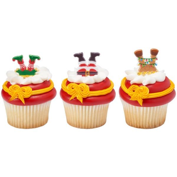 Whimsical Feet and Hats Cupcake Rings 5/pkt Whimsical Feet and Hats Cupcake Rings 5/pkt