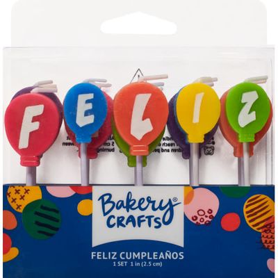 Feliz Cumpleaños Balloons Specialty Candles