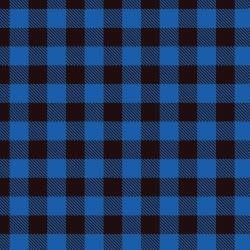 BEVERAGE NAPKINS 16CT BLUE BLACK BUFFALO PLAID