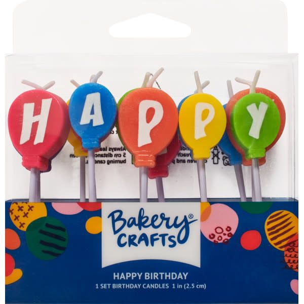 Happy Birthday Balloons Specialty Candles Happy Birthday Balloons Specialty Candles