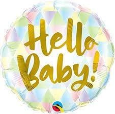 HELLO BABY! 18" BALLOON HELLO BABY! 18" BALLOON