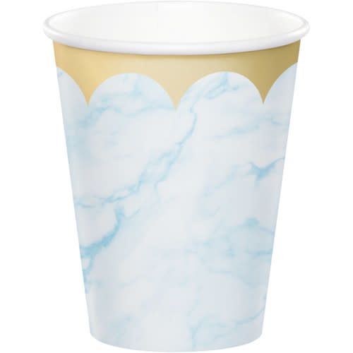 9OZ CUP 8CT BLUE MARBLE 9OZ CUP 8CT BLUE MARBLE