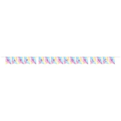 Banner 1CT DIY TIE DYE PARTY HAPPY BIRTHDAY