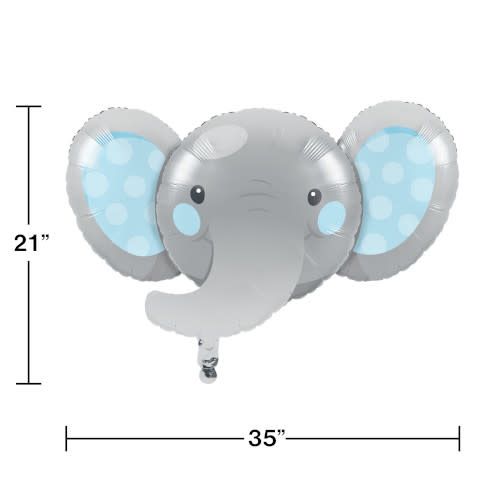 SHAPED BOY ENCHANT ELEPHANT foil Balloon 24”