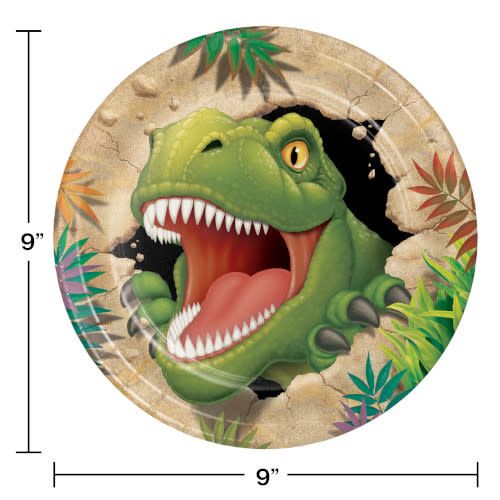 PLATE 9" 8/CT DINO BLAST PLATE 9" 8/CT DINO BLAST