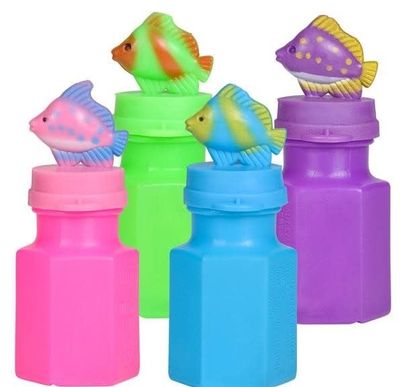 MINI TROPICAL FISH BUBBLE BOTTLE 0.6OZ