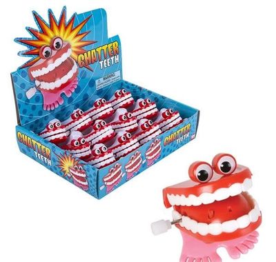 1.75" CHATTER TEETH WITH EYES