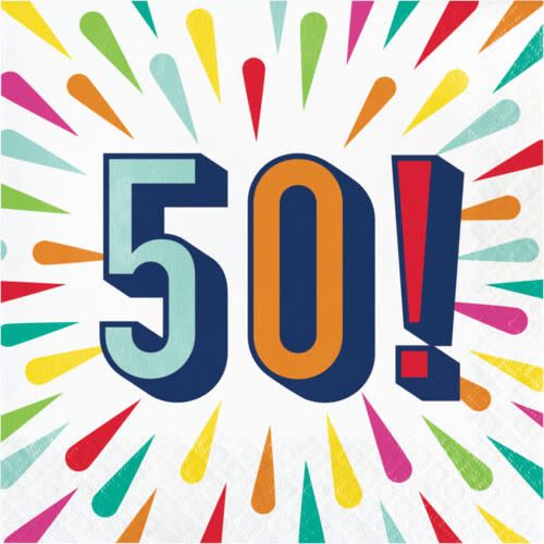 LN 12/16CT 2P 50 BIRTHDAY BURST LN 12/16CT 2P 50 BIRTHDAY BURST